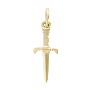 Rembrandt Dagger Charm - Gold Plated - 10-1211-0-GP
