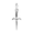 Rembrandt Dagger Charm - Silver - 10-1211-0-SS