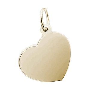 Rembrandt Dangle Heart - Series 30 Charm Gold Plated - 10-1269-030-30-gp