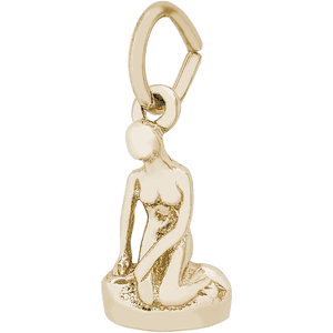 Danish Mermaid Charm 10K Gold - 10-1432