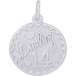 Darling 14 Charm Silver - 10-4254