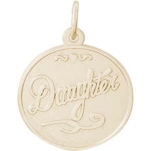 Daughter Charm Gold Plated - 10-4161