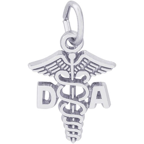Dental Assistant Charm Silver - 10-5330