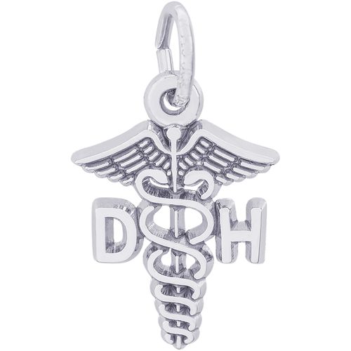 Dental Hygienist Charm Silver - 10-3672