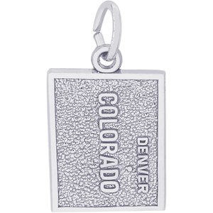 Denver Colorado Charm Silver - 10-5517