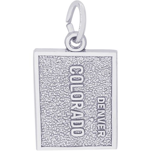 Denver Colorado Charm Silver - 10-5517
