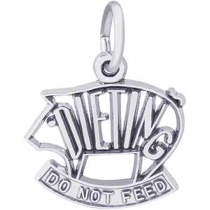 Dieting Charm Silver - 10-6440