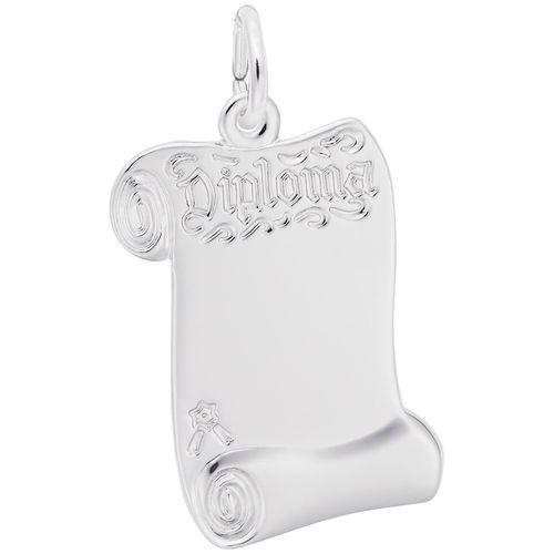 Diploma Charm Silver - 10-1093