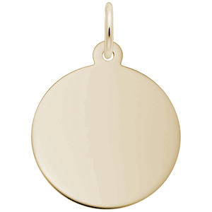 Disc Charm 10K Gold - 10-4600