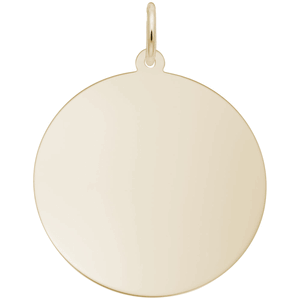 Disc Charm 10K Gold - 10-4604