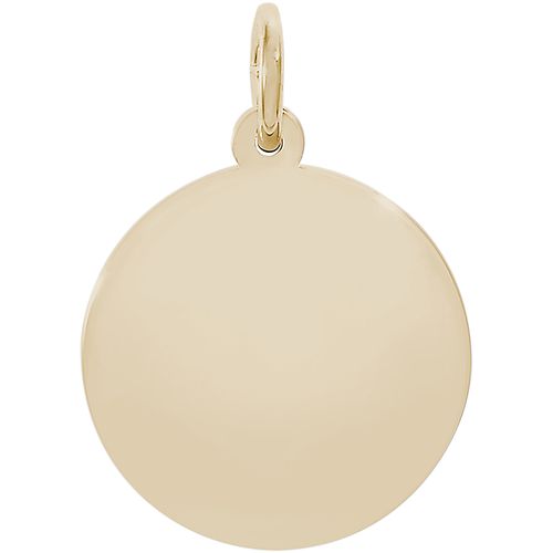 Disc Charm 10K Gold - 10-4601