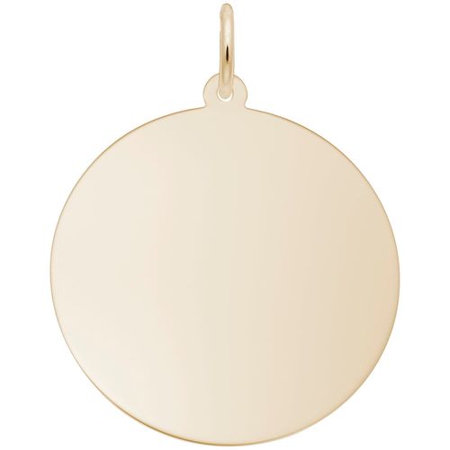 Disc Charm 14K Gold - 10-4604