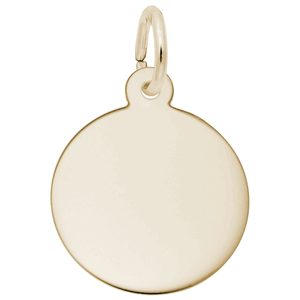 Disc Charm Gold Plated - 10-4768