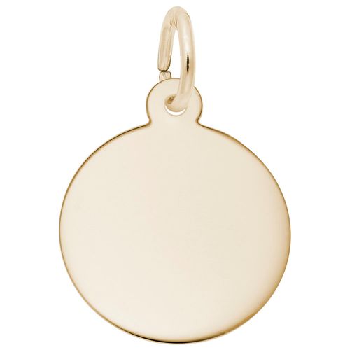 Disc Charm Gold Plated - 10-4768
