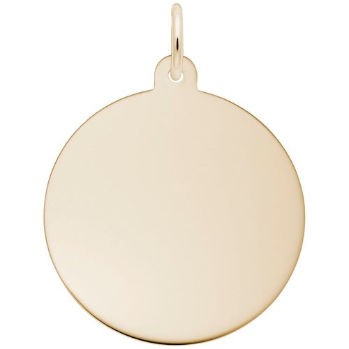 Disc Charm Gold Plated - 10-4602