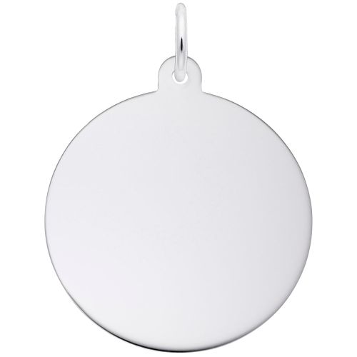 Disc Charm Silver - 10-4602