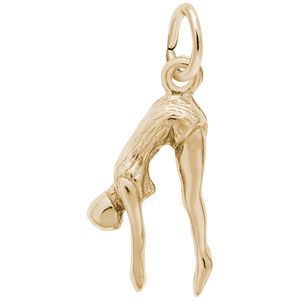 Diver Charm Gold Plated - 10-2908