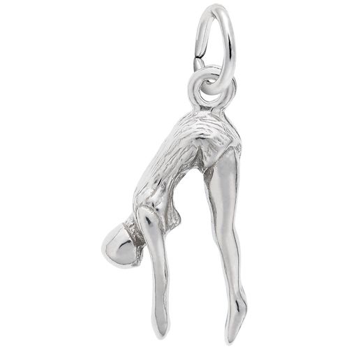Diver Charm White Gold - 10-2908