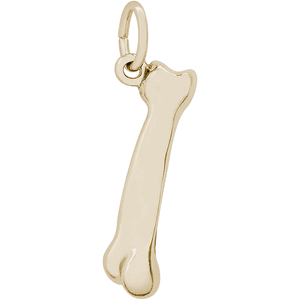 Dog Bone Charm 14K Gold - 10-5730