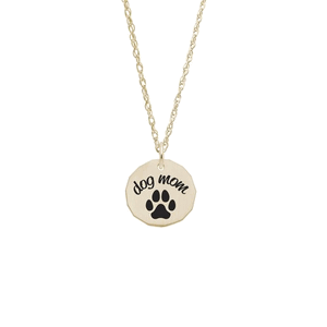 Rembrandt Dog Mom Necklace Set Necklace - Gold Plated - 29-1982-87-GP