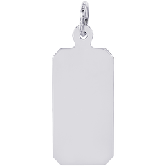 Small Dog Tag Charm  - 10-4194