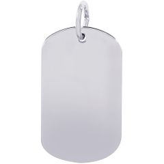 Small Dog Tag Charm  - 10-6564