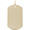 Rembrandt Dog Tag Satin Finish Charm - 14K Gold - 10-8399-0-14K