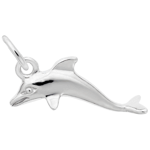 Dolphin Charm White Gold - 10-5585