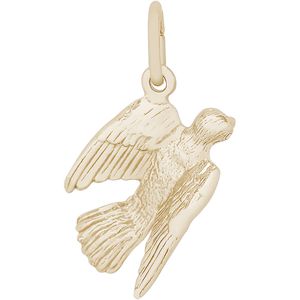 Dove Bird Charm 10K Gold - 10-1201