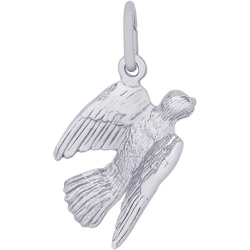 Dove Bird Charm Silver - 10-1201
