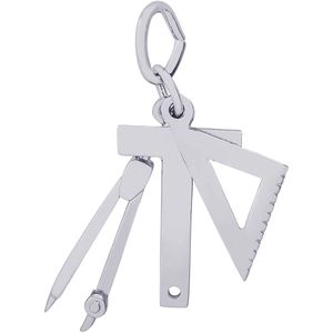 Draftman Tools Charm Silver - 10-3480