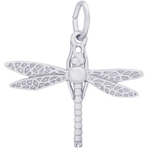Dragon Fly Charm Silver - 10-3693
