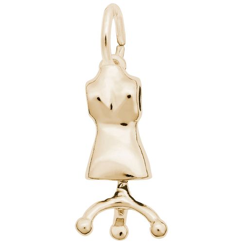 Dress Form Charm 10K Gold - 10-1169