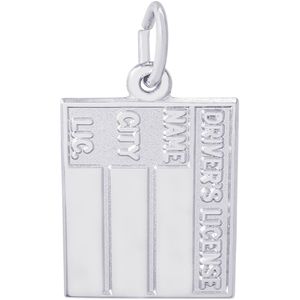 Driver's License Charm Silver - 10-3307