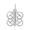 Rembrandt Drone Charm Charm - 14K White Gold - 10-1155-0-14KW