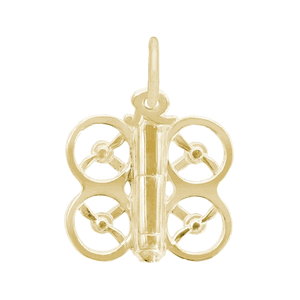 Rembrandt Drone Charm Charm - Gold Plated - 10-1155-0-GP