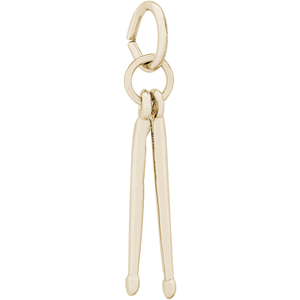 Drum Sticks Charm 10K Gold - 10-5365