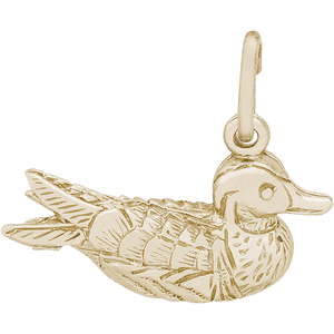 Duck Bird Charm Gold Plated - 10-6554