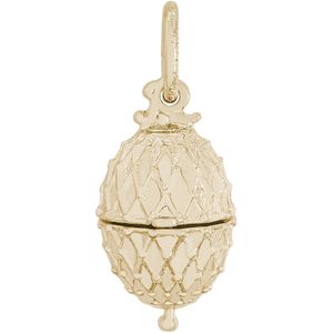 Easter Egg Opens with Chick Inside Charm 10K Gold - 10-8135