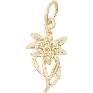 Edelweiss Charm 14K Gold - 10-2339
