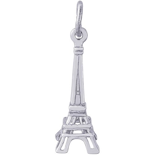 Eiffel Tower Charm White Gold - 10-0253