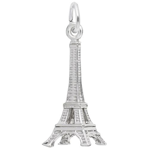 Eiffel Tower Charm White Gold - 10-2440