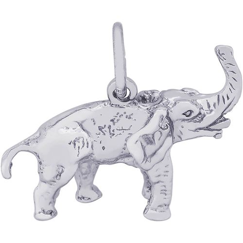Elephant Charm Silver - 10-0547