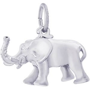 Elephant Charm Silver - 10-0247