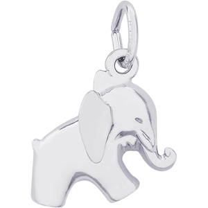 Elephant Charm White Gold - 10-0575