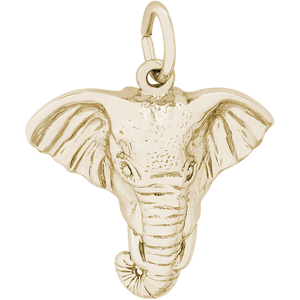 Elephant Head Charm 14K Gold - 10-3095