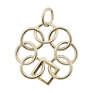 Rembrandt Embrace the Difference Charm Gold Plated - 10-1265-0-gp