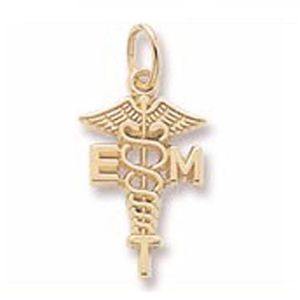 Emergency Medical Technicians Charm 14K Gold - 10-6424