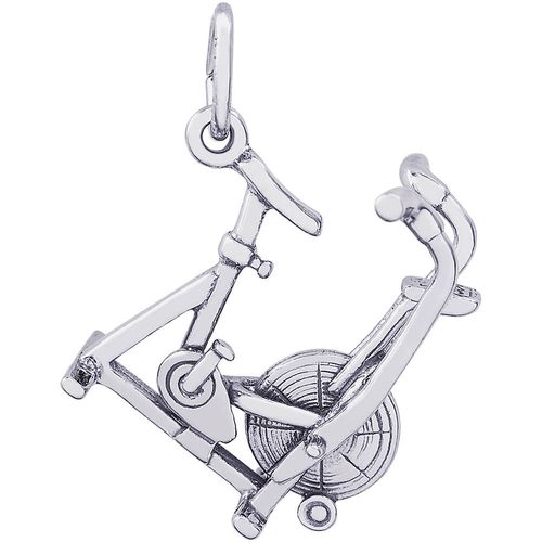 Exercise Bike Charm Silver - 10-6395