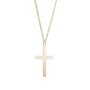 Rembrandt Extra Large Cross Necklace Set Necklace - Gold Plated - 29-4907-87-GP